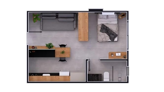 Planta do Studio 32